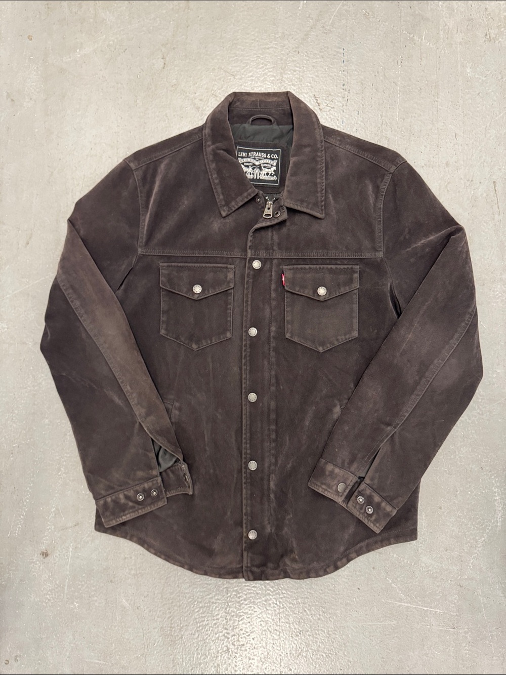Levi's Brown Suede Jacket Size M